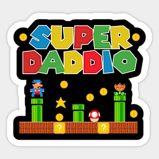 Super Daddio Father's Day Funny Sticker
